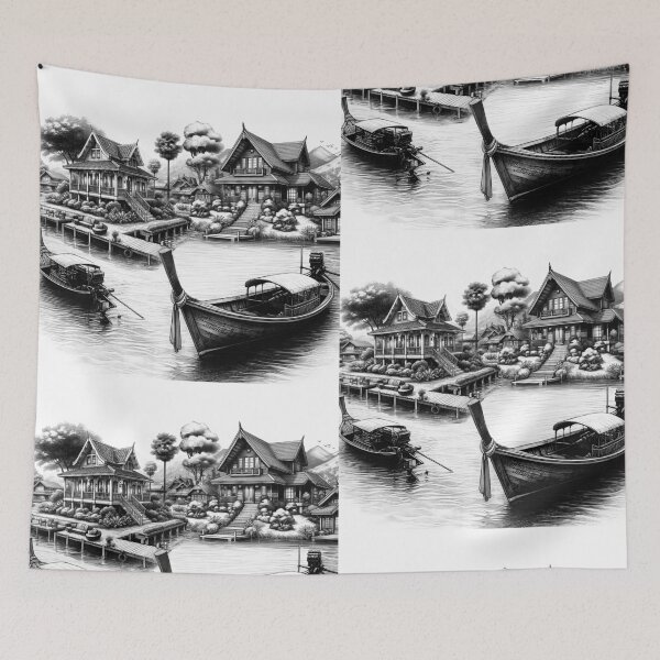 Item preview, Thai line drawings (2) designed and sold by fatimah-SL.