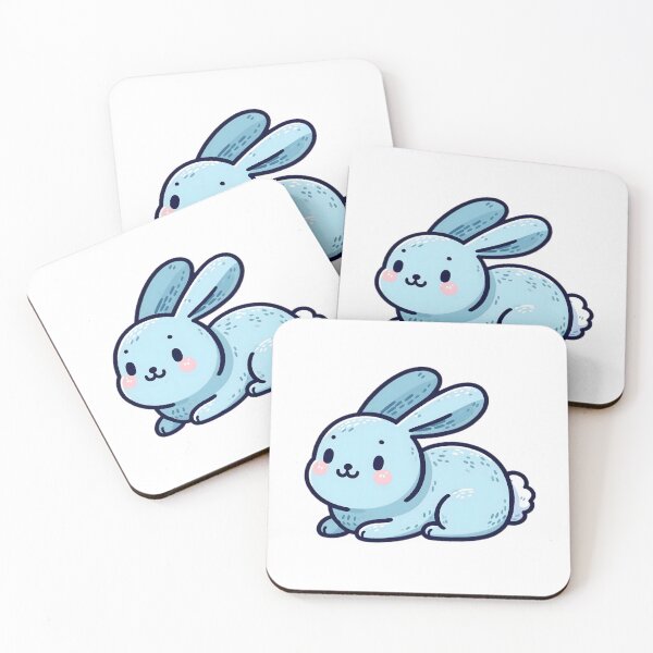 Item preview, Blue Doodle Bunny designed and sold by Delamoon.
