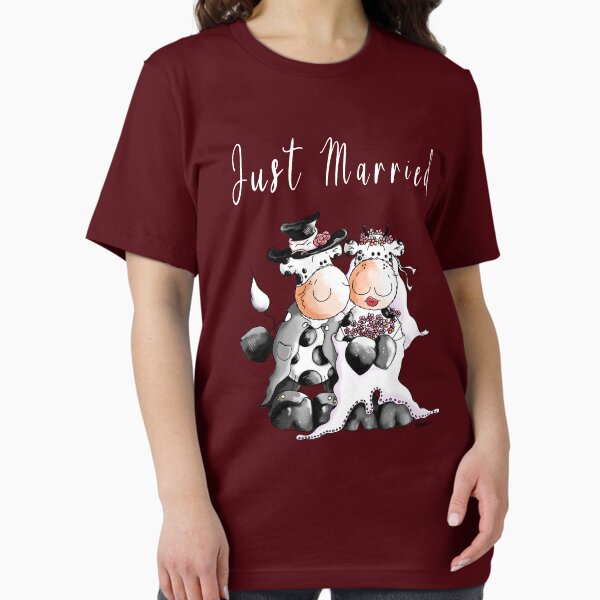 Item preview, Dessin animé de mariage de vache juste marié designed and sold by modartis.