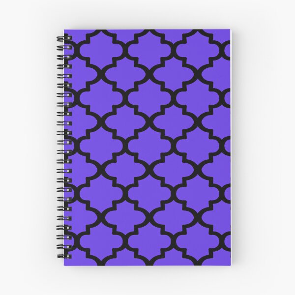 Item preview, Quatrefoil Pattern In Black Outline On Lilac designed and sold by taiche.
