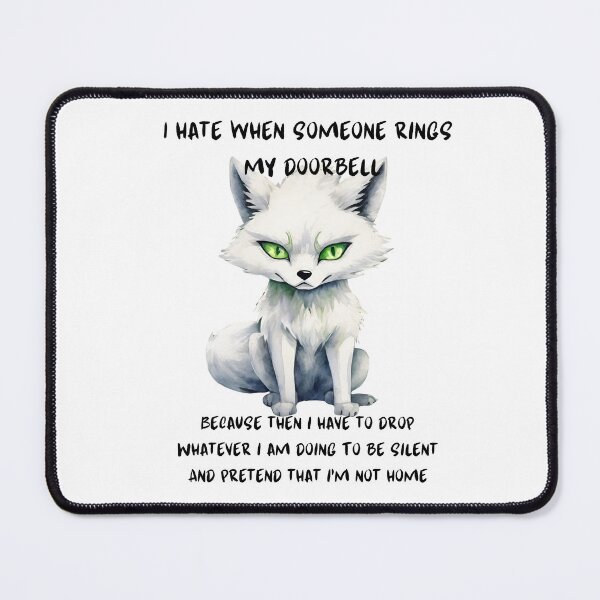 Item preview, Introvert fox designed and sold by whatthefoxsays.