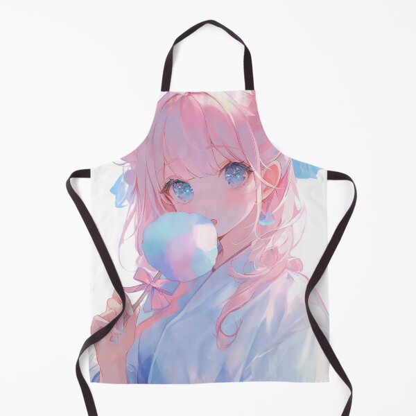 Item preview, a cute smiley girl who eats cotton candy designed and sold by Kawai Anime Shop.