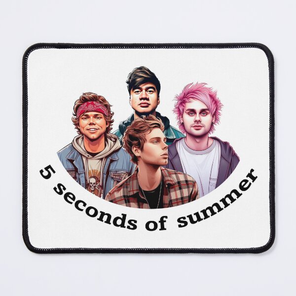 Item preview, 5 seconds of summer band illustration designed and sold by AnnesCreatives.