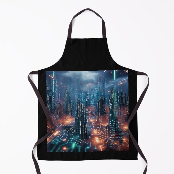 Item preview, Cybernetic City at Dusk designed and sold by palmyst.