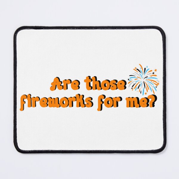 Item preview, Are those fireworks for me? Lando Norris quote designed and sold by AnnesCreatives.