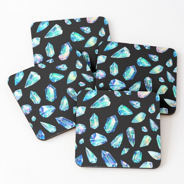 Item preview, Blue, Turquoise And Purple Opal Crystals designed and sold by Sonja818.