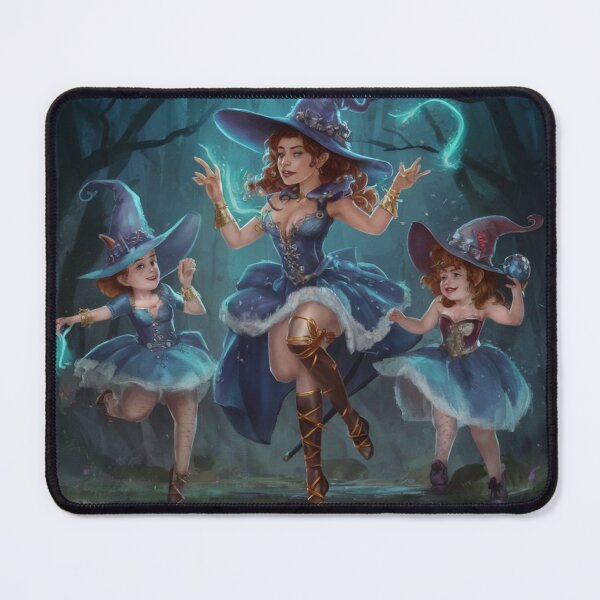 Item preview,   "Witches Dancing ". Funny Group of witches Dancing  with her kids  designed and sold by Obinne.