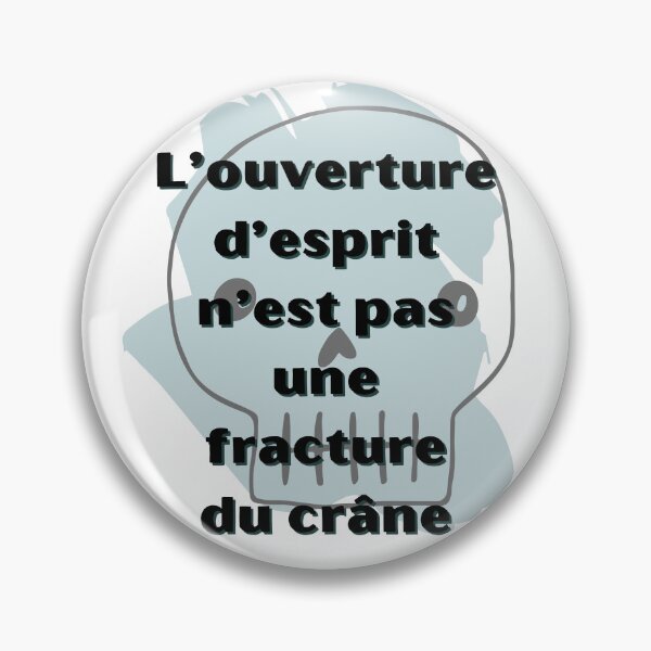Item preview, Open-mindedness is not a fractured skull - humor - cool designed and sold by AufildHelen.