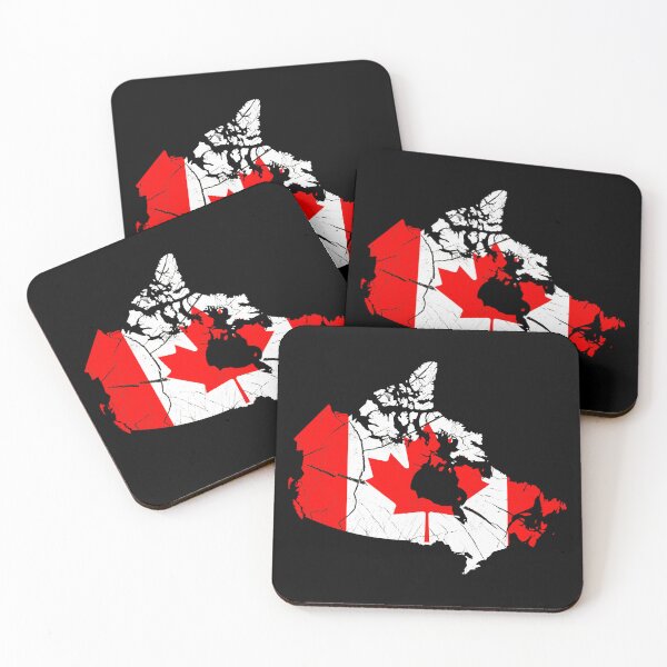 Item preview, Canada Flag Map Wood Effect designed and sold by Blok45.