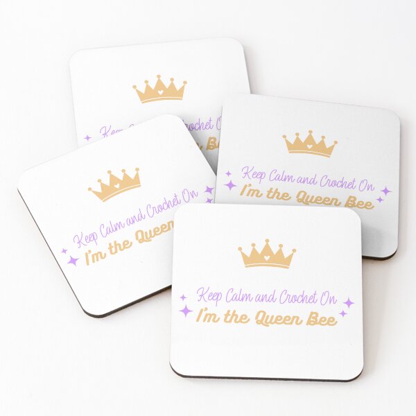 Item preview, Keep Calm and Crochet On I’m the Queen Bee designed and sold by helens70.