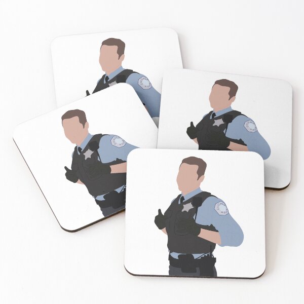 Item preview, Jay Halstead con uniforme de policía designed and sold by AnnesCreatives.