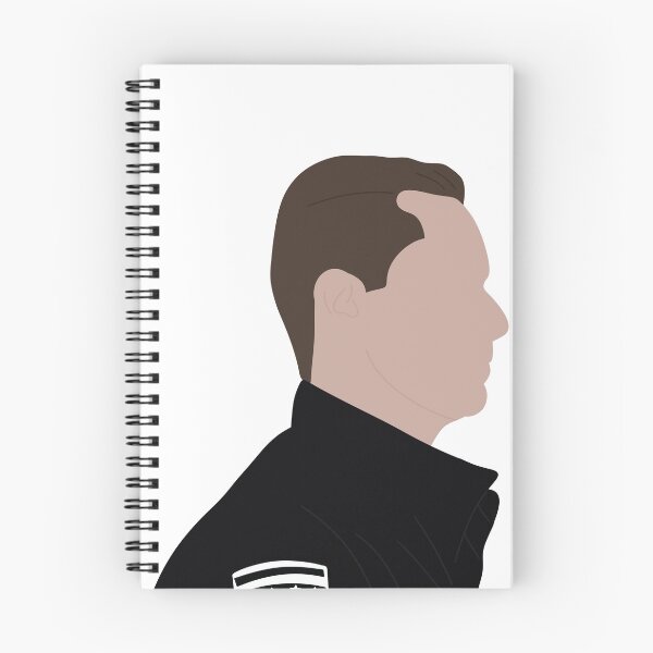 Item preview, Jay Halstead black uniform side profile designed and sold by AnnesCreatives.