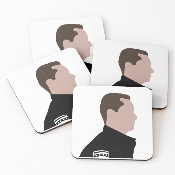 Item preview, Perfil lateral del uniforme negro de Jay Halstead designed and sold by AnnesCreatives.