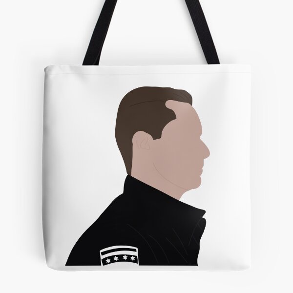 Item preview, Perfil lateral del uniforme negro de Jay Halstead designed and sold by AnnesCreatives.