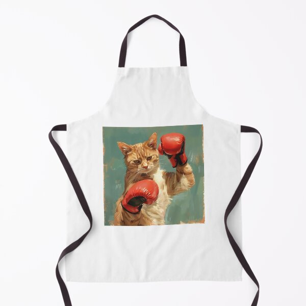 Item preview, Cat Boxing, Champion Boxer cat designed and sold by CreativeArts-S.