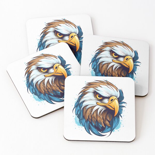 Item preview, Eagle Head in Bold Logo Style Illustration designed and sold by NegarinFashions.