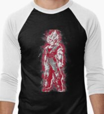Aura Warrior RED Men's Baseball ¾ T-Shirt