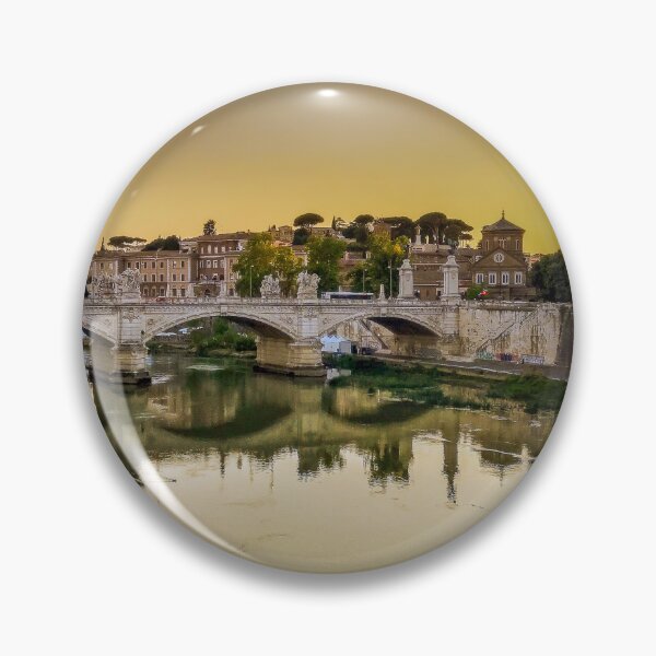 Item preview, Golden Hour Glow: Sunset over Tiber River designed and sold by William A. McCarthy.