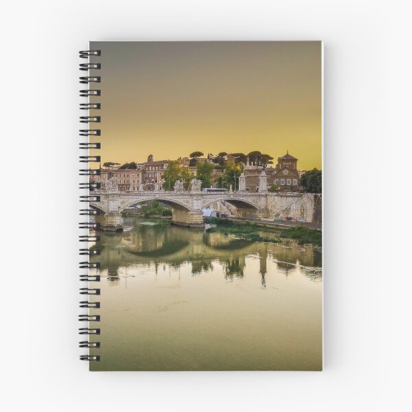 Item preview, Golden Hour Glow: Sunset over Tiber River designed and sold by William A. McCarthy.