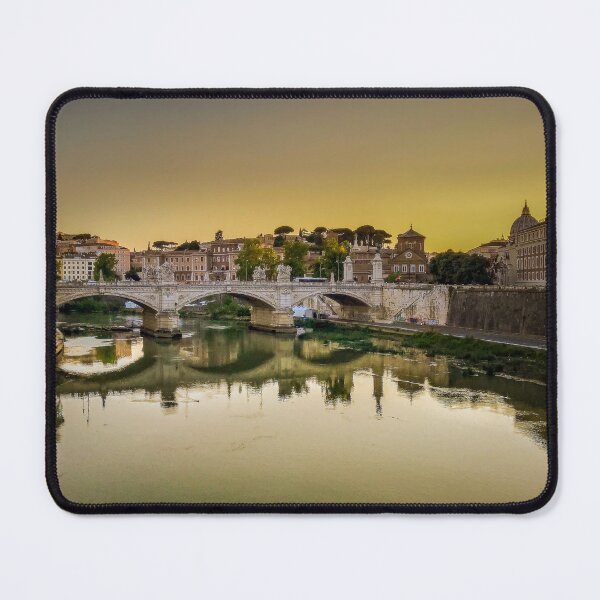 Item preview, Golden Hour Glow: Sunset over Tiber River designed and sold by William A. McCarthy.