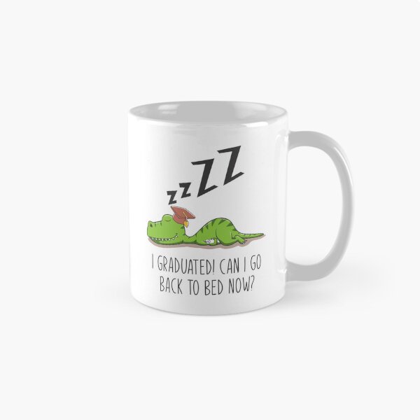 Item preview, "Funny Lazy Graduated T-rex Dinosaur: Senior Master Student of the Class of 2024, Proudly Graduated from High School and University – Can I Go Back to Bed Now?" designed and sold by artworkathome.