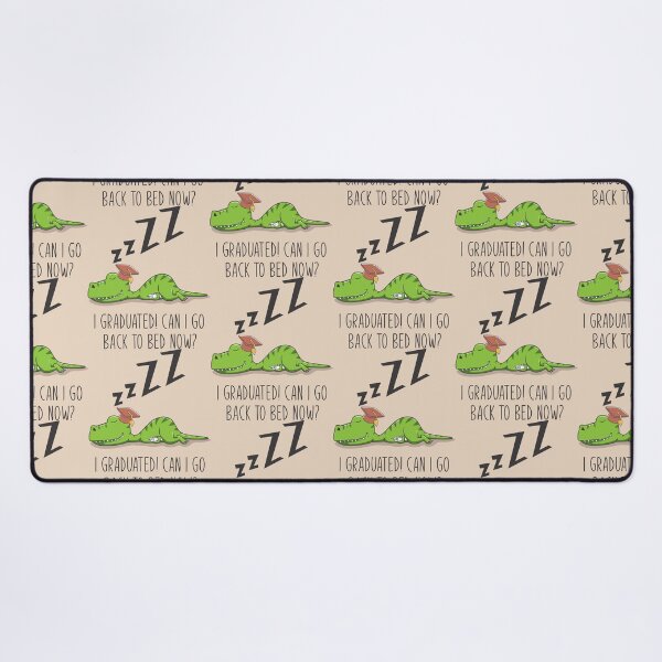 Item preview, "Funny Lazy Graduated T-rex Dinosaur: Senior Master Student of the Class of 2024, Proudly Graduated from High School and University – Can I Go Back to Bed Now?" designed and sold by artworkathome.