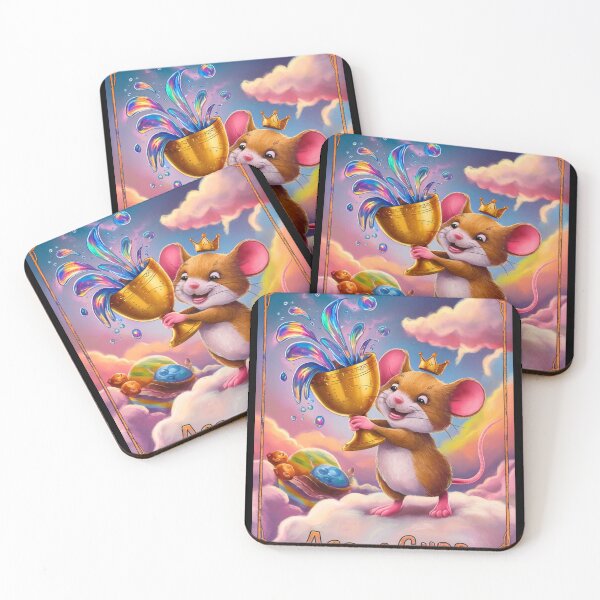 Item preview, Tarot Card - Ace of Cups. mouse theme, mouse lover, cute mouse designed and sold by ZodiacWonders.