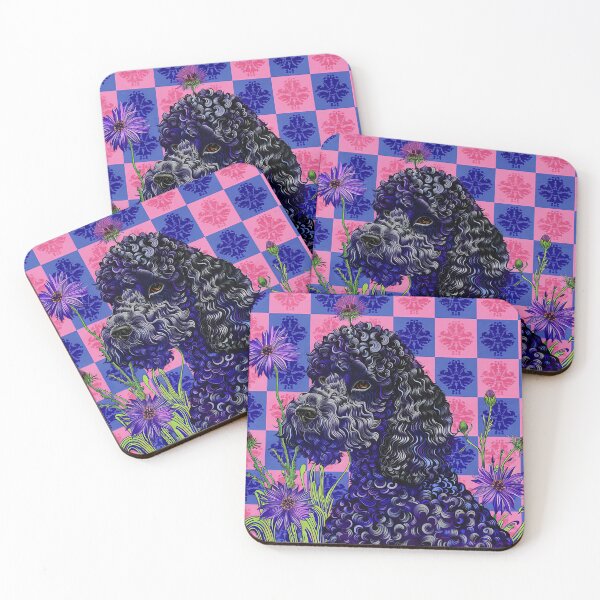 Aperçu de l'œuvre Caniches et bleuets créée et vendue par FlowersColorful.