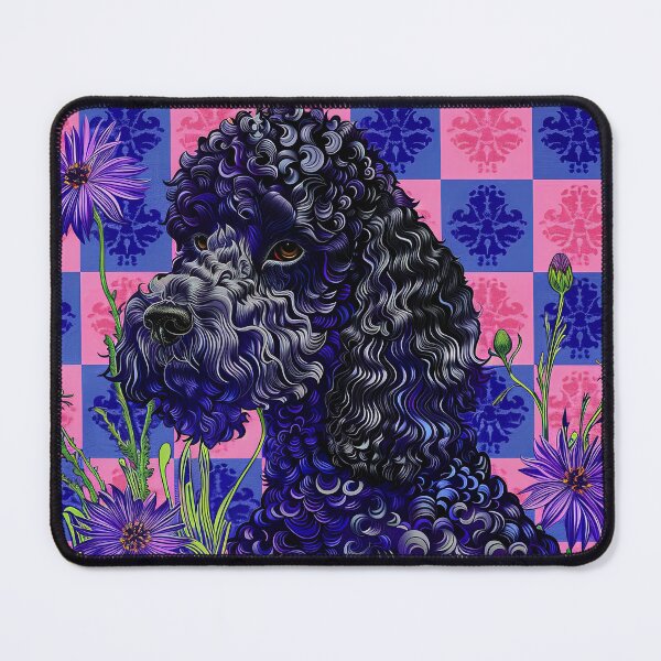 Item preview, Poodles and cornflowers designed and sold by FlowersColorful.