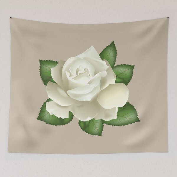 Item preview, White Roses Flower Botanical Spring designed and sold by zorkaa1.