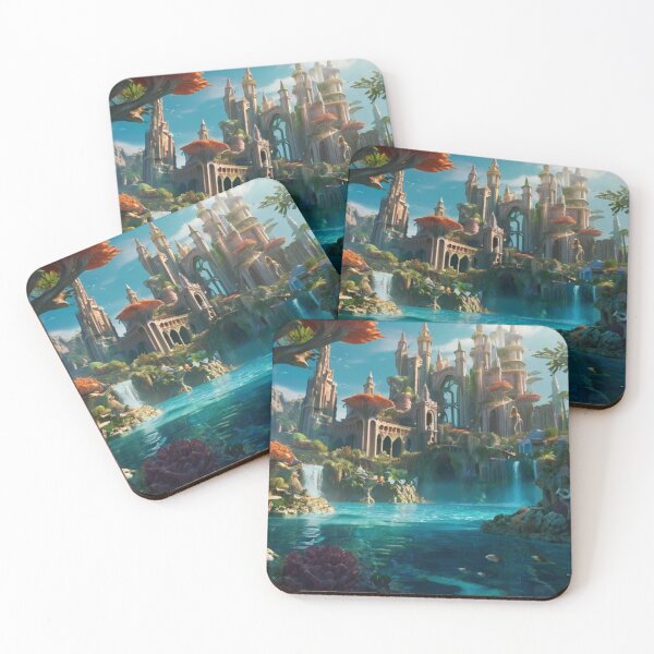 Item preview, Coral Crest Submerged Splendor beneath the Waves designed and sold by BlareBlare.