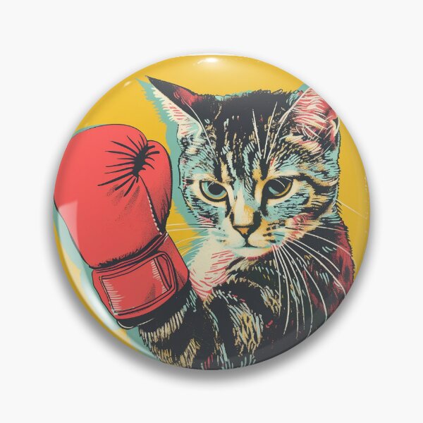 Item preview, Cat Boxing, Champion Boxer cat designed and sold by CreativeArts-S.