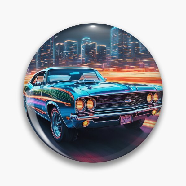 Item preview, Muscle Car in Neon designed and sold by Magnetic.