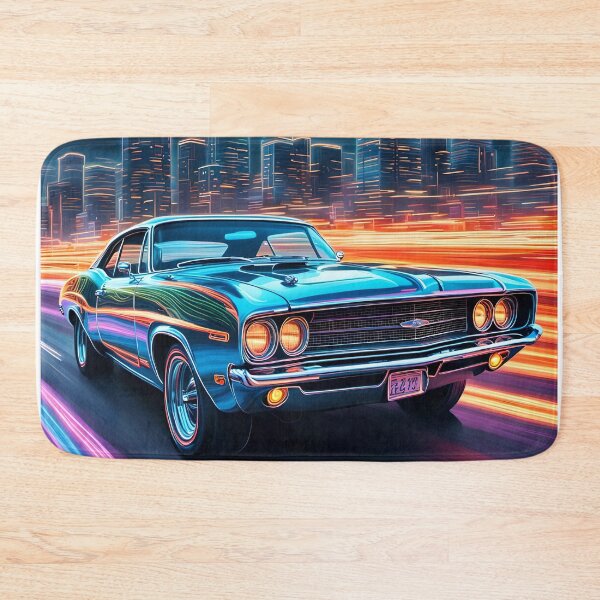Item preview, Muscle Car in Neon designed and sold by Magnetic.