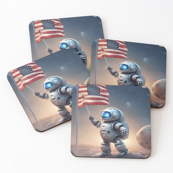 Item preview, Cute Astronaut on the Moon designed and sold by gao7650.