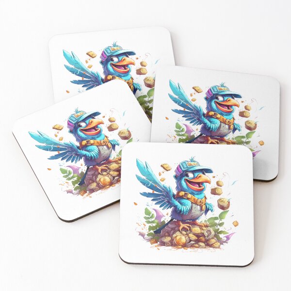 Item preview, Bird Art Illustrations for Tokens designed and sold by NegarinFashions.