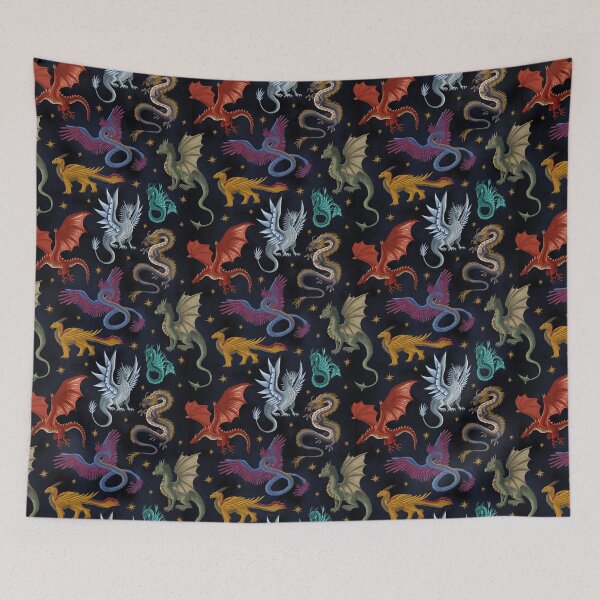 Item preview, Colorful kites in the night sky designed and sold by InkofNocturna.