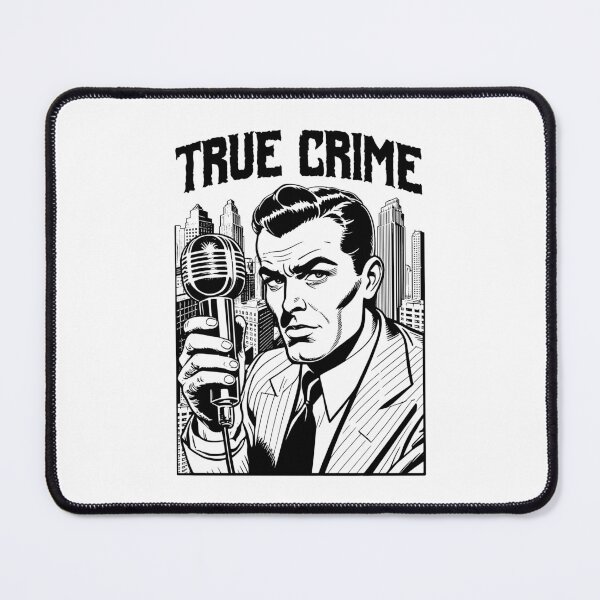 Item preview, True Crime Podcast Host Funny Vintage Podcaster City designed and sold by GrandeDuc.