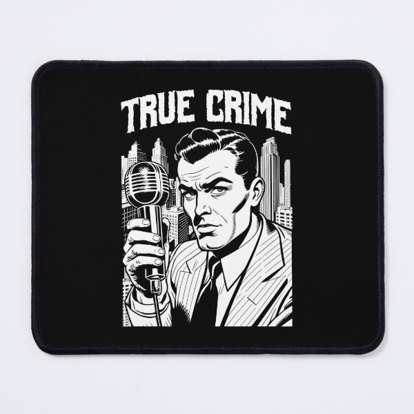 Item preview, True Crime Podcast Host Funny Vintage Podcaster City designed and sold by GrandeDuc.