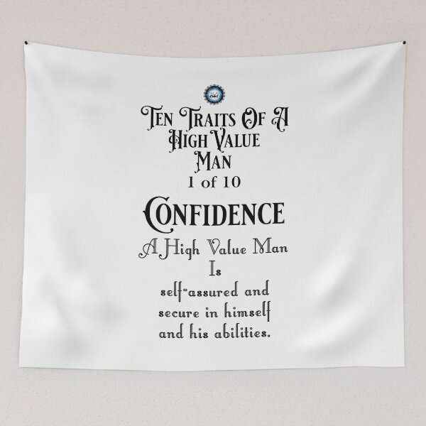 Item preview, Ten Traits Of A High Value MAN - CONFIDENCE 1 of 10 designed and sold by Xzendor7 Digital Art Creations.