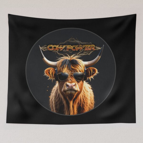 Item preview, Crazy Highland Cow01 designed and sold by edgecreative.