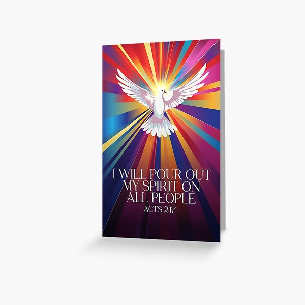 Item preview, I will Pour out my spirit on all people Holy Spirit designed and sold by Shaun Joseph.