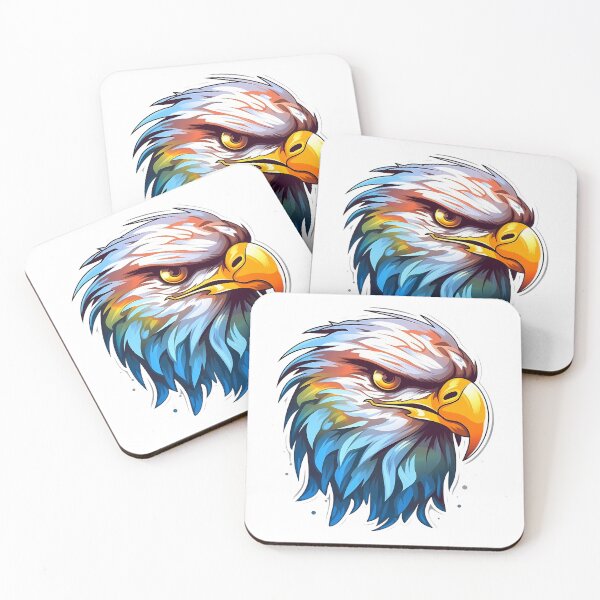 Item preview, Eagle Head in Bold Logo Style Illustration designed and sold by NegarinFashions.