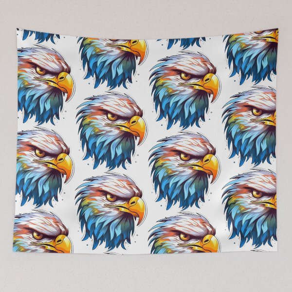 Item preview, Eagle Head in Bold Logo Style Illustration designed and sold by NegarinFashions.