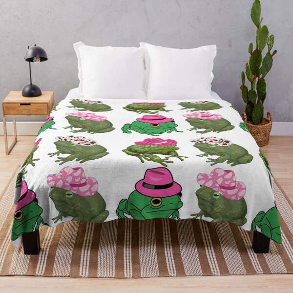 Item preview, Cowgirl frogs, cute frogs girls designed and sold by Kondi-Art.
