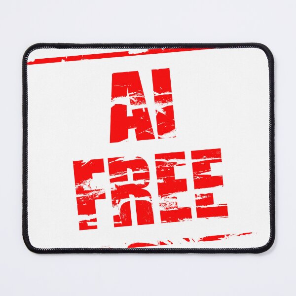 Item preview, AI Free red rubber stamp effect designed and sold by funkyworm.