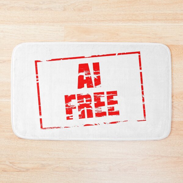 Item preview, AI Free red rubber stamp effect designed and sold by funkyworm.