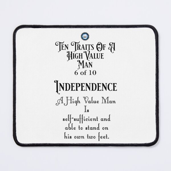Item preview, Ten Traits Of A High Value MAN - Independence 6 of 10 designed and sold by Xzendor7 Digital Art Creations.