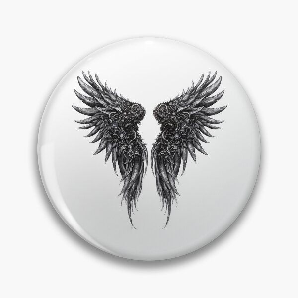 Item preview, Archangel Dark Wings Illustration designed and sold by NegarinFashions.