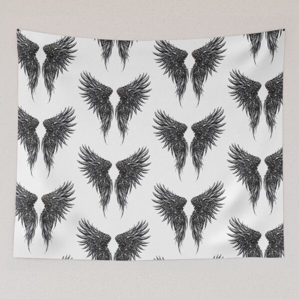 Item preview, Archangel Dark Wings Illustration designed and sold by NegarinFashions.